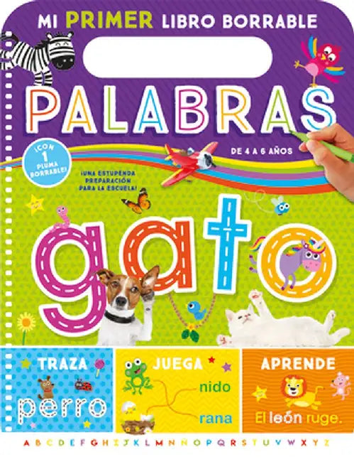 Mi Primer Libro Borrable: Palabras (My First Wipe Clean Words Spanish Language): My First Wipe Clean Words Spanish Language by Kidsbooks