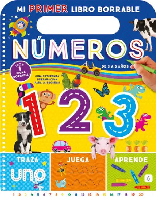 My First Wipe-Clean Book: Numbers (Spanish) by Kidsbooks Publishing