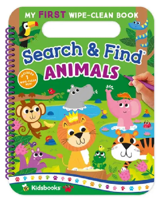 My First Wipe-Clean Search & Find Animals: Search & Find Animals by Kidsbooks