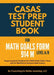 CASAS Test Prep Student Book for Math GOALS Form 914 M Level A/B by Coaching for Better Learning