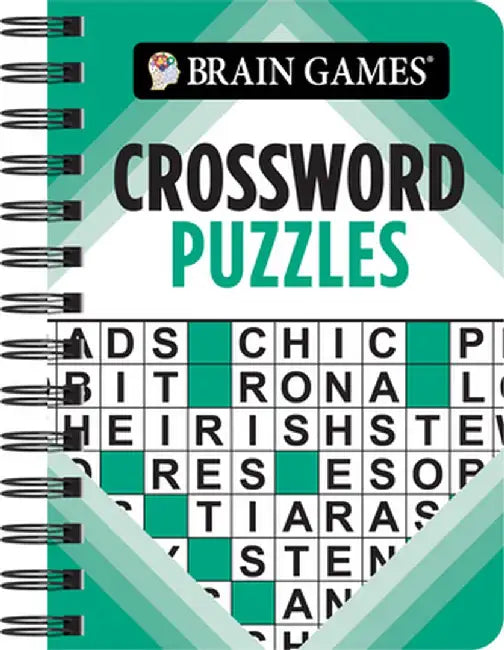 Brain Games - To Go - Crossword Puzzles (Teal) by Publications International Ltd