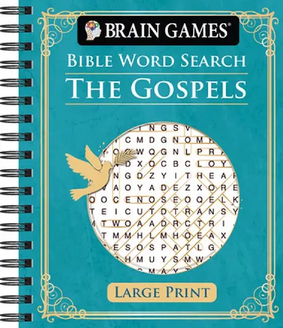 Brain Games - Bible Word Search: The Gospels - Large Print by Publications International Ltd