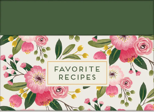 Favorite Recipes - Recipe Card Collection Tin (Floral) by Publications International Ltd