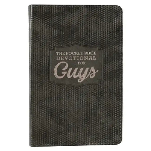 Pocket Bible Devotional for Guys Faux Leather by Christianart Gifts