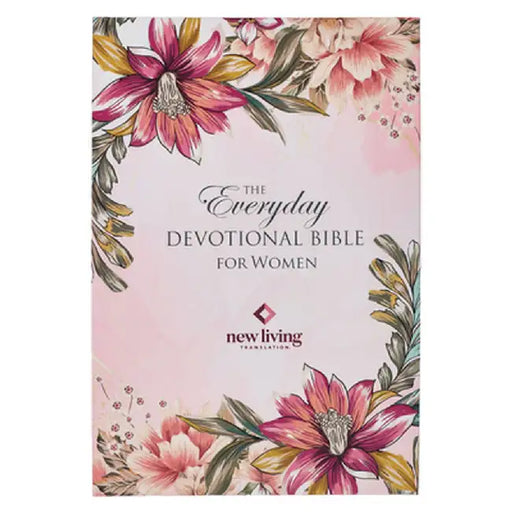 NLT Holy Bible Everyday Devotional Bible for Women New Living Translation, Floral by Christian Art Gifts