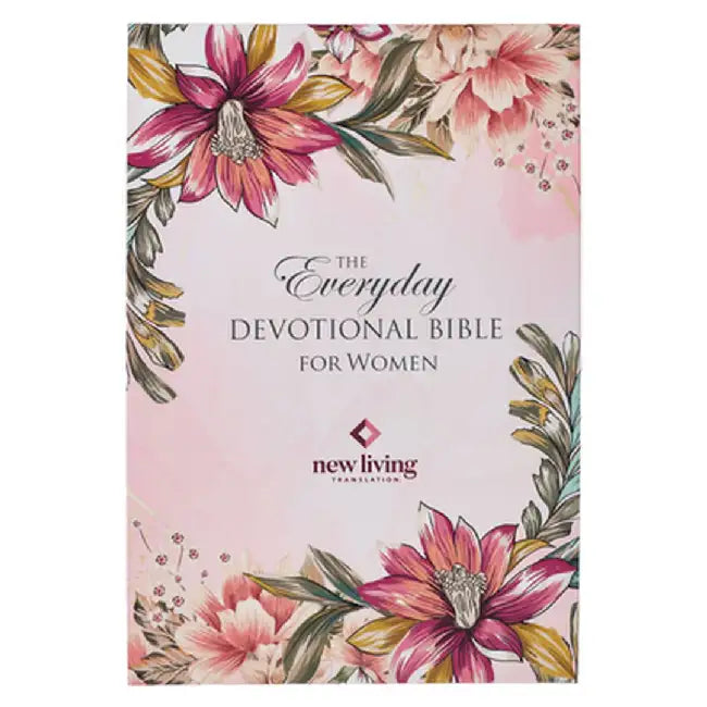 NLT Holy Bible Everyday Devotional Bible for Women New Living Translation, Floral by Christian Art Gifts