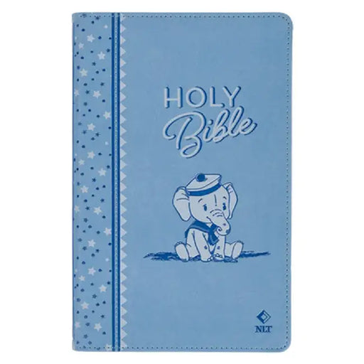 NLT Keepsake Holy Bible for Baby Boys Baptism Easter, New Living Translation, Blue by Christian Art Gifts