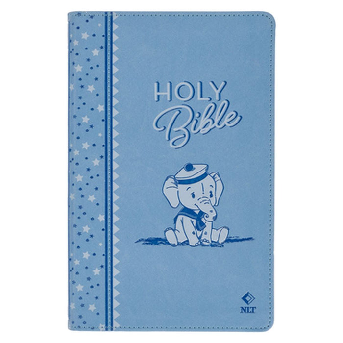 NLT Keepsake Holy Bible for Baby Boys Baptism Easter, New Living Translation, Blue by Christian Art Gifts