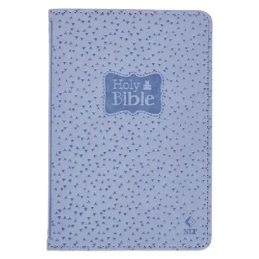 NLT New Testament with Psalms Keepsake Holy Bible for Baby Boys, New Living Translation, Blue by Christian Art Gifts