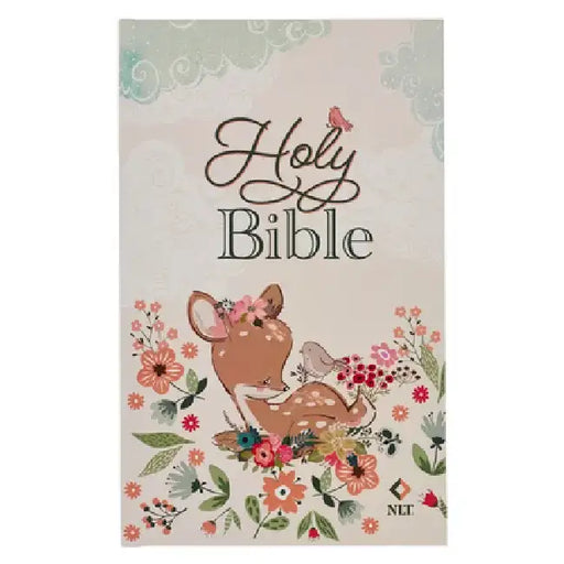 NLT Keepsake Holy Bible for Baby Girls Baptism Easter, New Living Translation, Pink by Christian Art Gifts