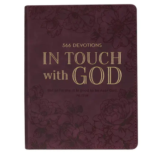 Devotional in Touch with God Brown Flexcover Jan. by Christian Art Gifts