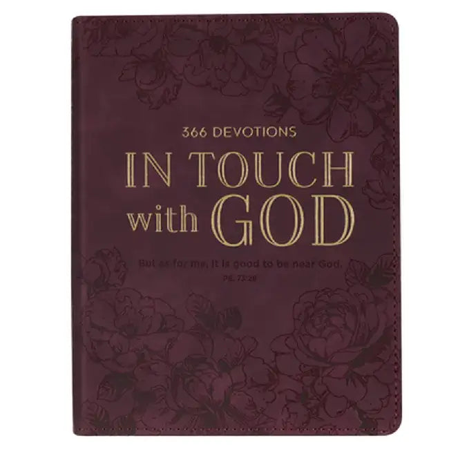 Devotional in Touch with God Brown Flexcover Jan. by Christian Art Gifts