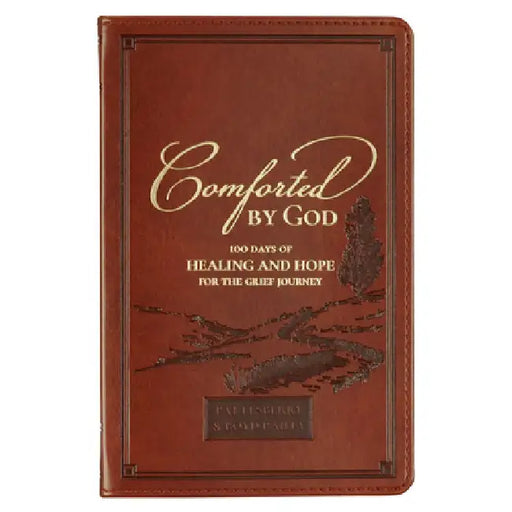 Devotional Comforted by God Faux Leather by Christian Art Gifts