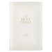 KJV Bible Giant Print Standard Faux Leather White by Christian Art Gifts