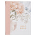 KJV Note-Taking Bible Faux Leather Hc Pink Floral Printed by Christian Art Gifts