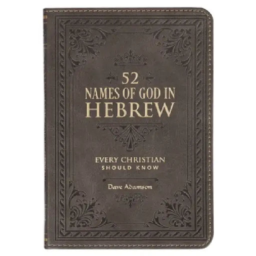 Gift Book 52 Hebrew Names of God Faux Leather by Christian Art Gifts