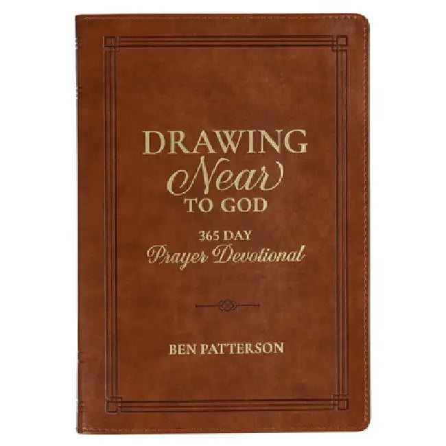 Devotional Drawing Near to God Brown Faux Leather by Christian Art Gifts