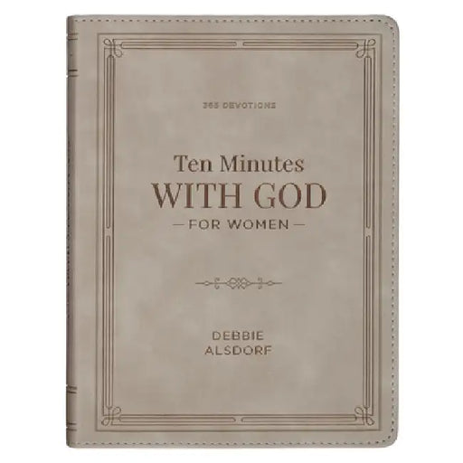 Devotional 10 Minutes with God for Women Faux Leather by Christian Art Gifts
