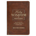 Devotional Finding Wisdom in Proverbs Faux Leather by Christian Art Gifts