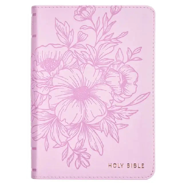 KJV Bible Compact LP Faux Leather, Purple by Christian Art Gifts