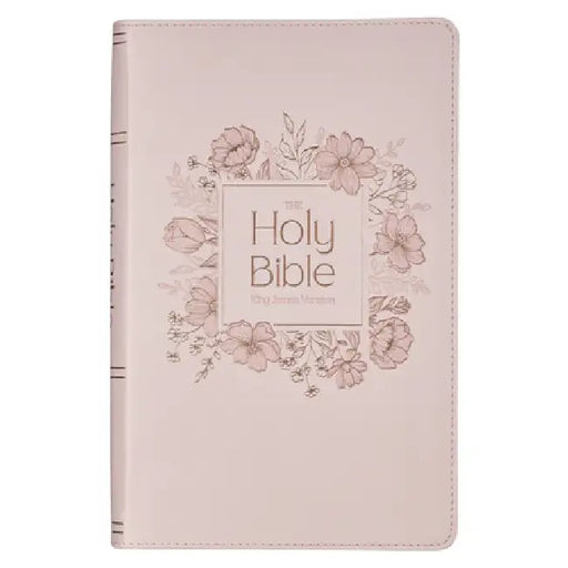 KJV Bible Giant Print Standard-Size Faux Leather, Pink by Christian Art Gifts