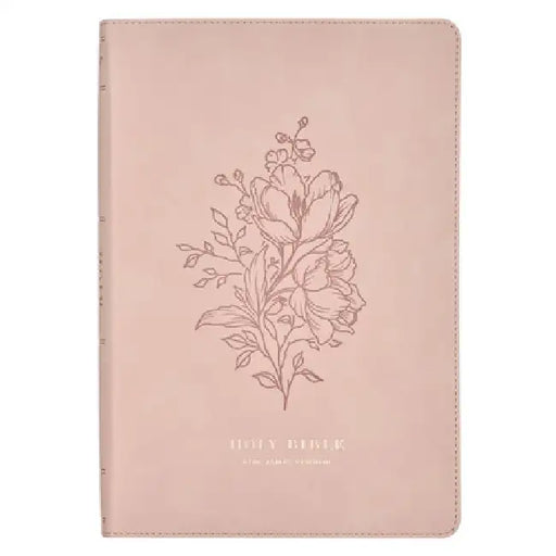 KJV Bible Thinline LP Faux Leather Trust, Pink by Christian Art Gifts