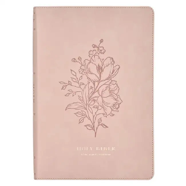 KJV Bible Thinline LP Faux Leather Trust, Pink by Christian Art Gifts