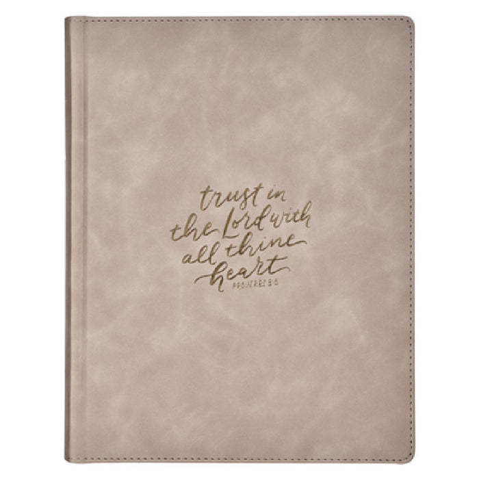 KJV Note-Taking Bible LP Faux Leather Hc, Trust the Lord, Prov. 3:5 by Christian Art Gifts