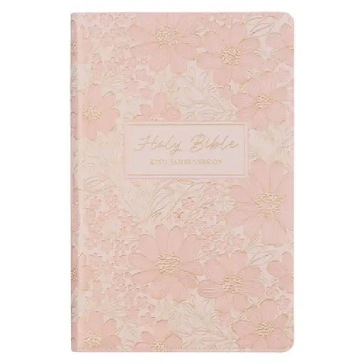KJV Bible Deluxe Gift Faux Leather, Pink by Christian Art Gifts