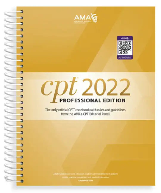 CPT Professional 2022 by American Medical Association