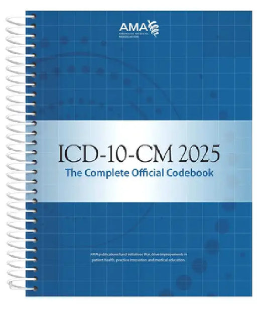 ICD-10-CM 2025 the Complete Official Codebook by American Medical Association