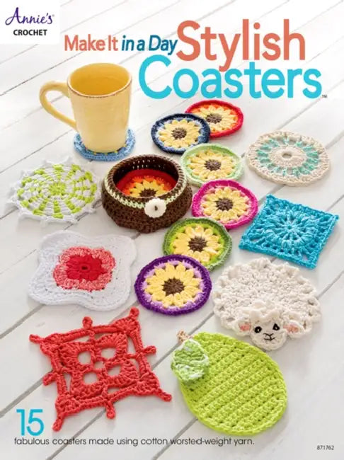 Make It in a Day: Stylish Coasters by Annie's