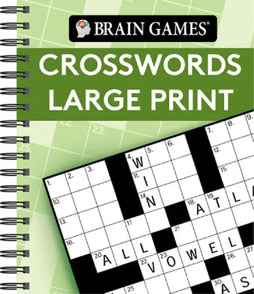 Brain Games Large Print Crosswords by Publications International Ltd