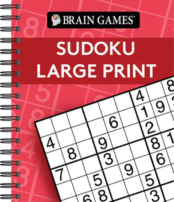 Brain Games Large Print Sudoku by Publications International Ltd
