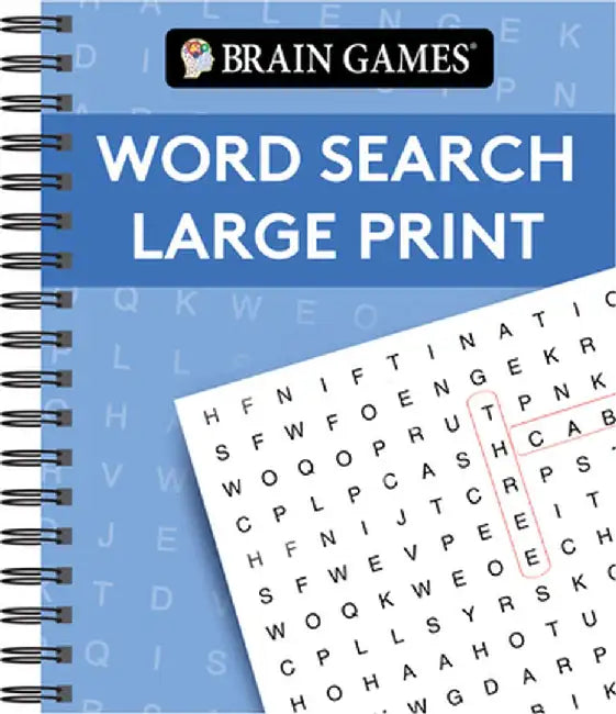 Brain Games Large Print Word Search by Publications International Ltd