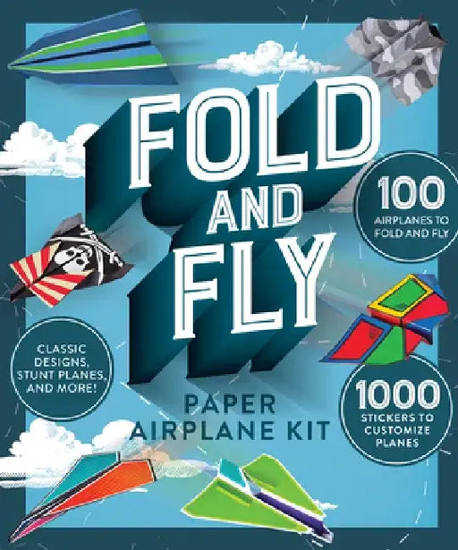 Fold and Fly Paper Airplane Kit by Publications International Ltd