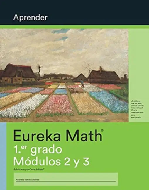 Spanish  Eureka Math Grade 1 Learn Workbook 2 Modules 23 by Great Minds