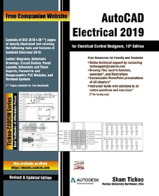 AutoCAD Electrical 2019 for Electrical Control Designers, 10th Edition by Cadcim Technologies