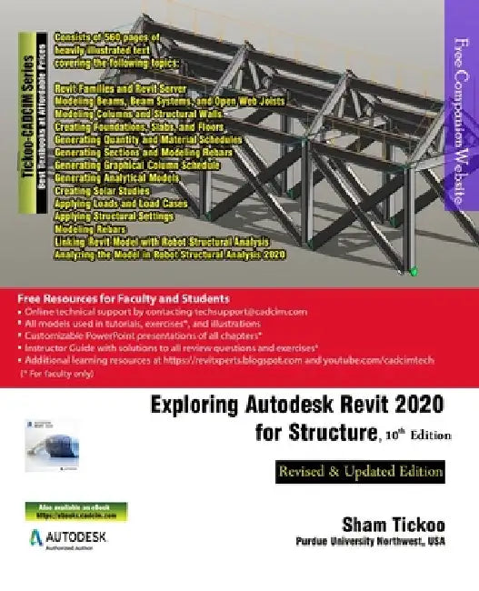 Exploring Autodesk Revit 2020 for Structure, 10th Edition by Cadcim Technologies