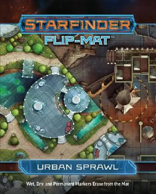 Starfinder Flip-Mat: Urban Sprawl by Paizo Staff