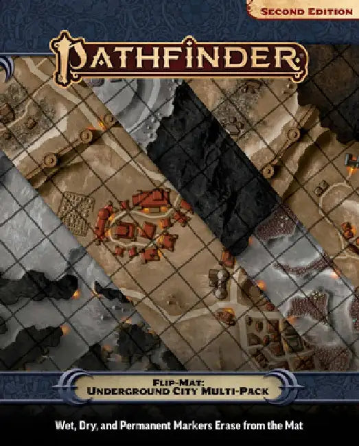 Pathfinder Flip-Mat: Underground City Multi-Pack by Jason Engle