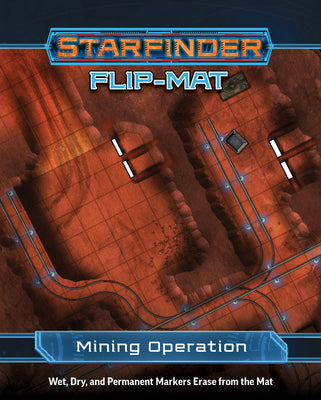 Starfinder Flip-Mat: Mining Operation by Damien Mammoliti