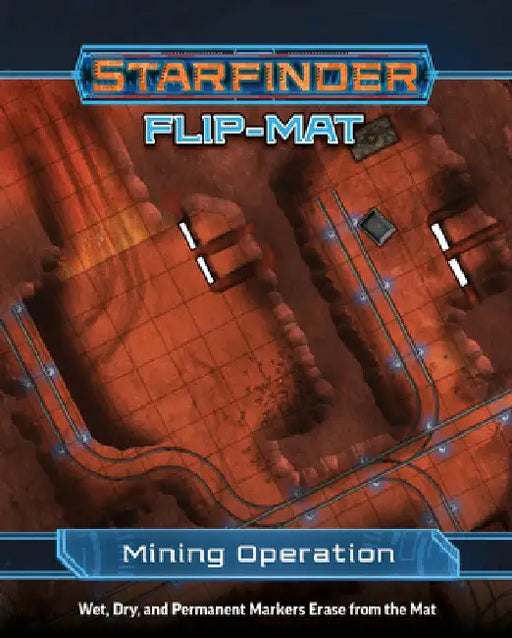 Starfinder Flip-Mat: Mining Operation by Damien Mammoliti