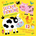 First Fun Sticker Painting: Farm Animals: 12 Colorful Scenes to Create by Edward Miller