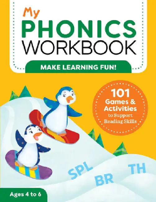 My Phonics Workbook: 101 Games and Activities to Support Reading Skills Burst: Make Learning Fun! Violator: For Ages 3+ by Laurin Brainard