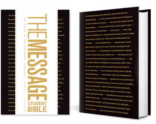 The Message Student Bible (Hardcover) by Eugene H. Peterson