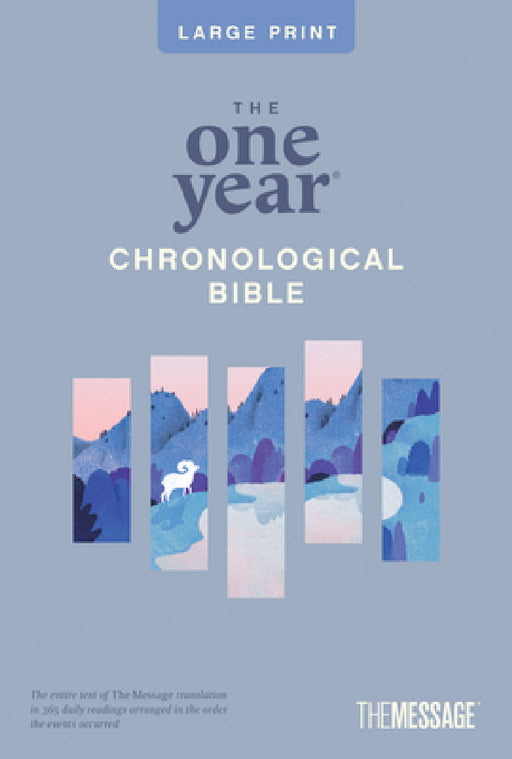 The One Year Chronological Bible the Message, Large Print Thinline Edition (Softcover) by Eugene H. Peterson