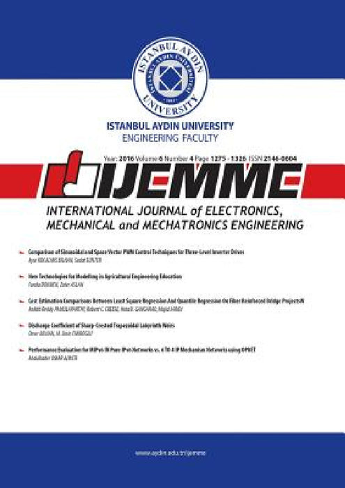 Ijemme: International Journal of Electronics, Mechanical and Mechatronics Engineering by Mustafa Aydin, Hasan Sayin, Zafer Utlu