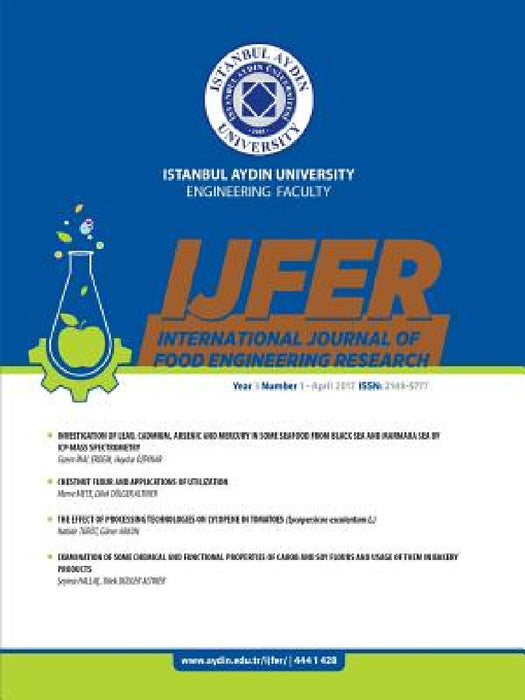 Istanbul Aydin University Engineering Faculty International Journal of Food Engineering Research: Ijfer by Güner Arkun