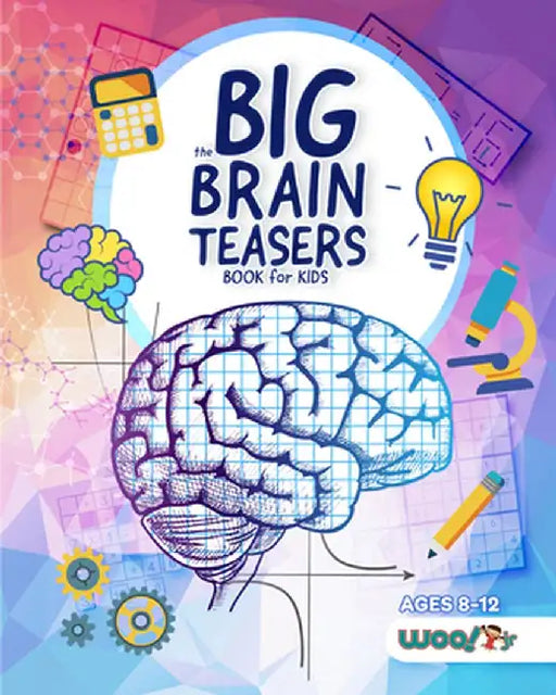 The Big Brain Teasers Book for Kids: Boredom Busting Math, Picture and Logic Puzzle
